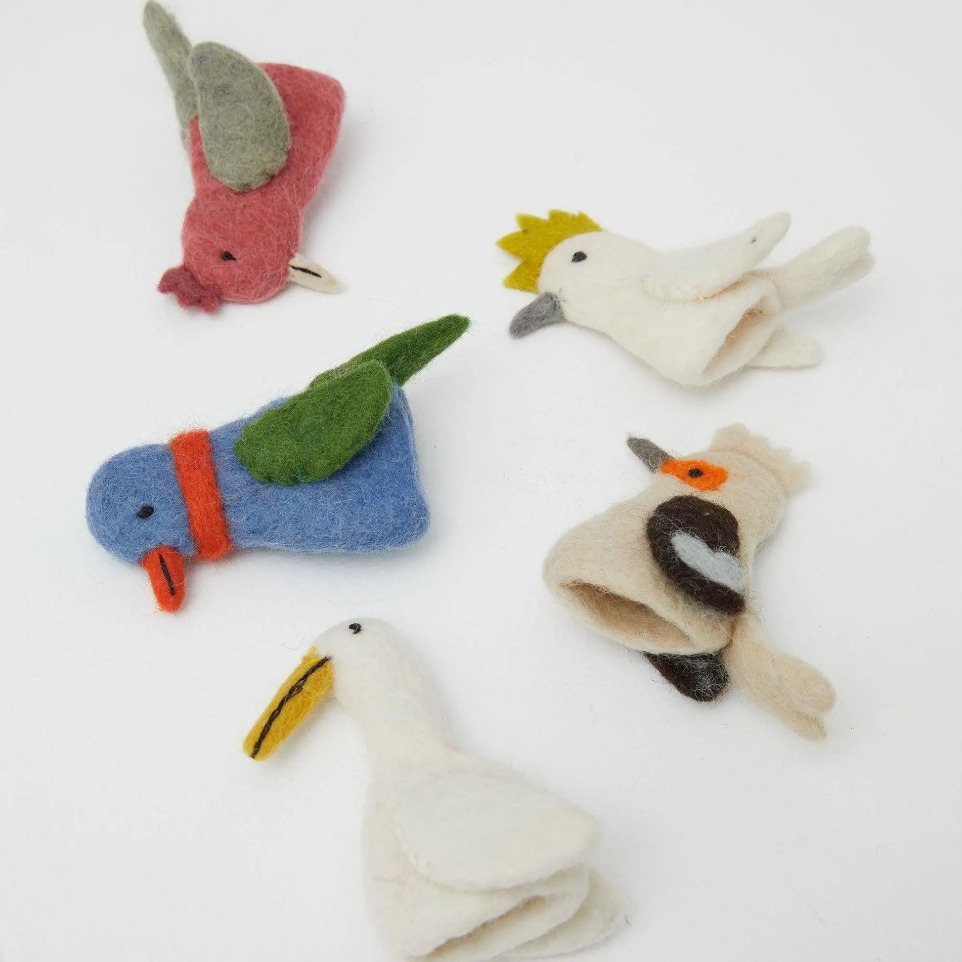 Phile Australian Bird Finger Puppets