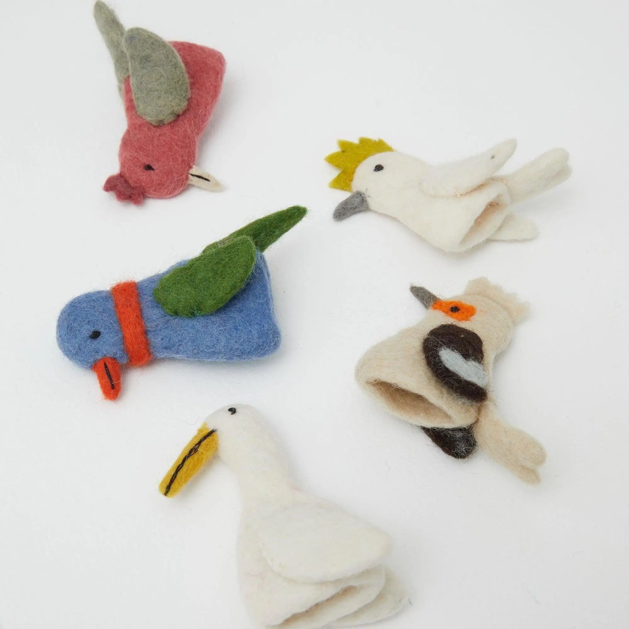 Phile Australian Bird Finger Puppets