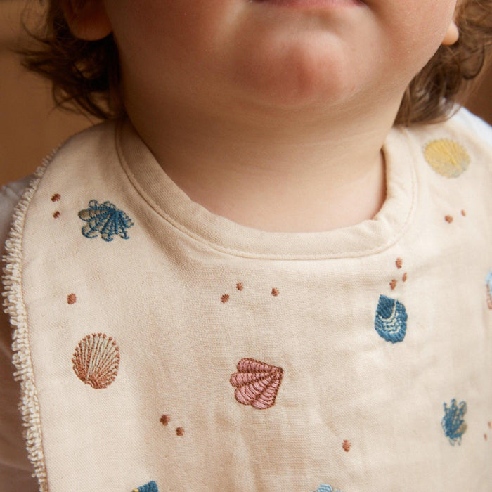 Phile Embroidered Bib