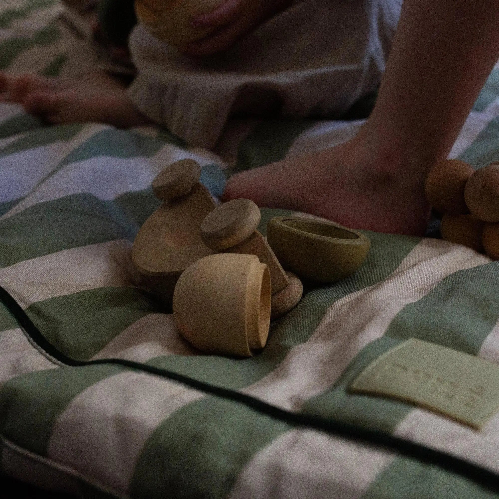 Phile Play Mat – Green Striped