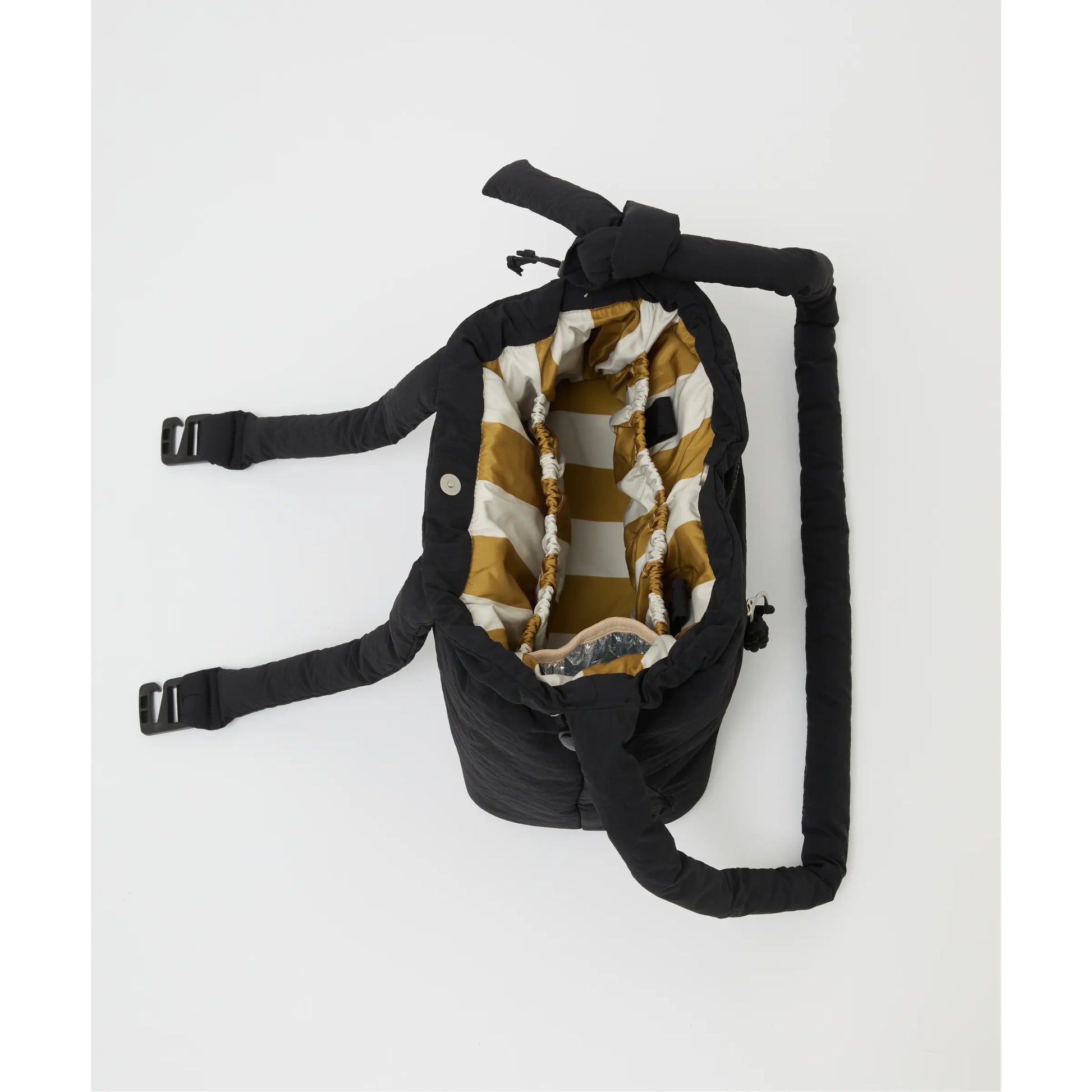 Philé Pram Caddy in Black, side view