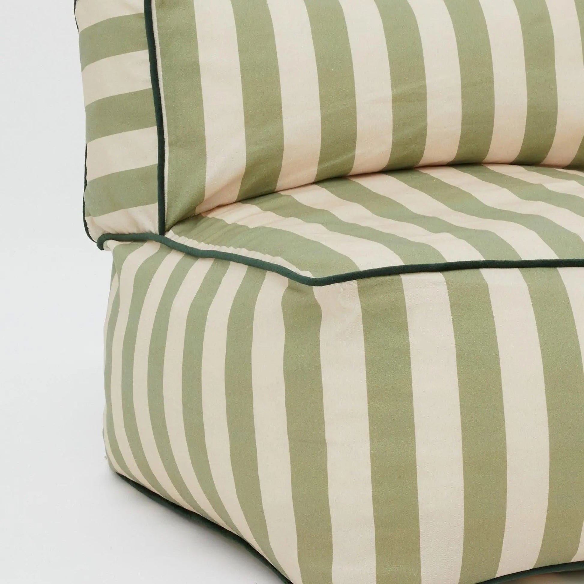 Phile Striped Toddler Lounger – Green