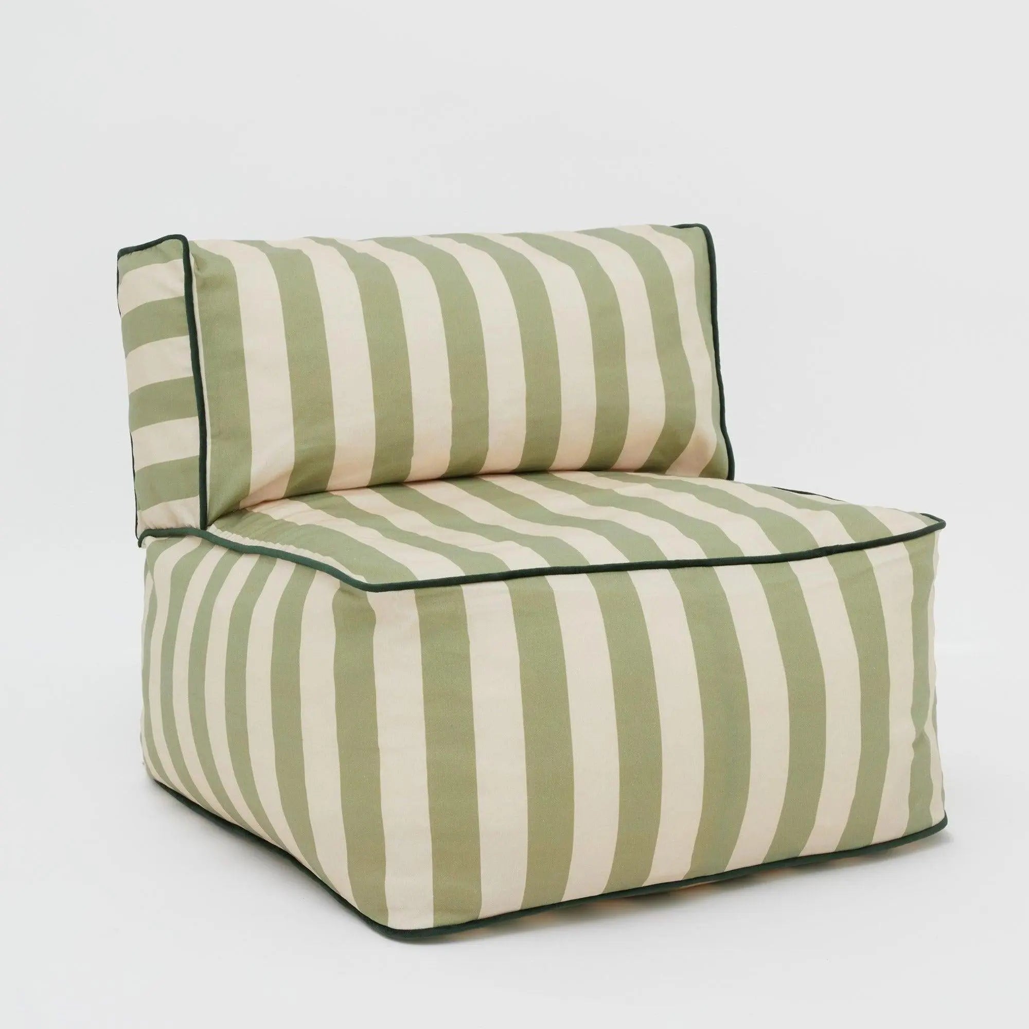 Phile Striped Toddler Lounger – Green
