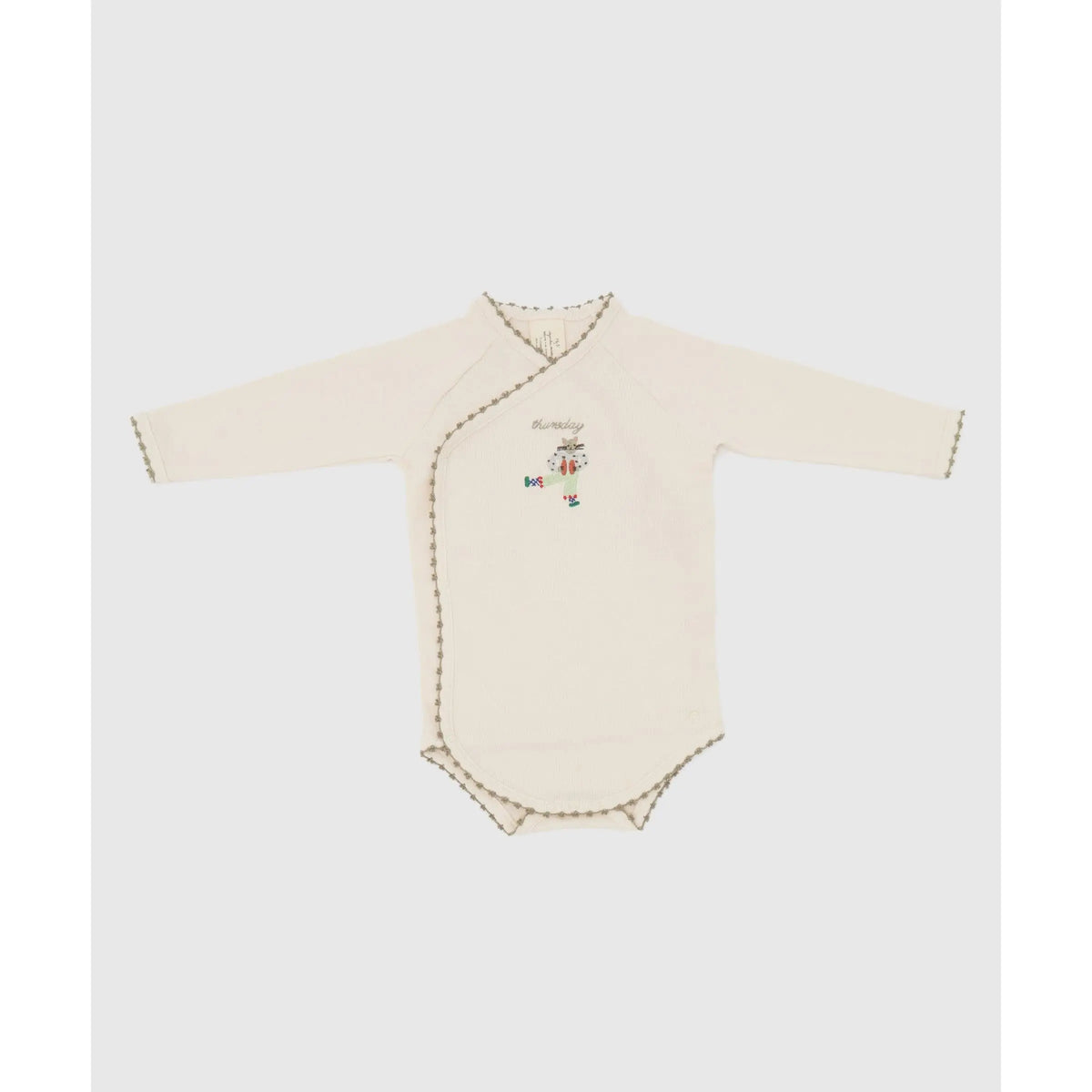 Baby in a Phile Circus Collection organic cotton bodysuit