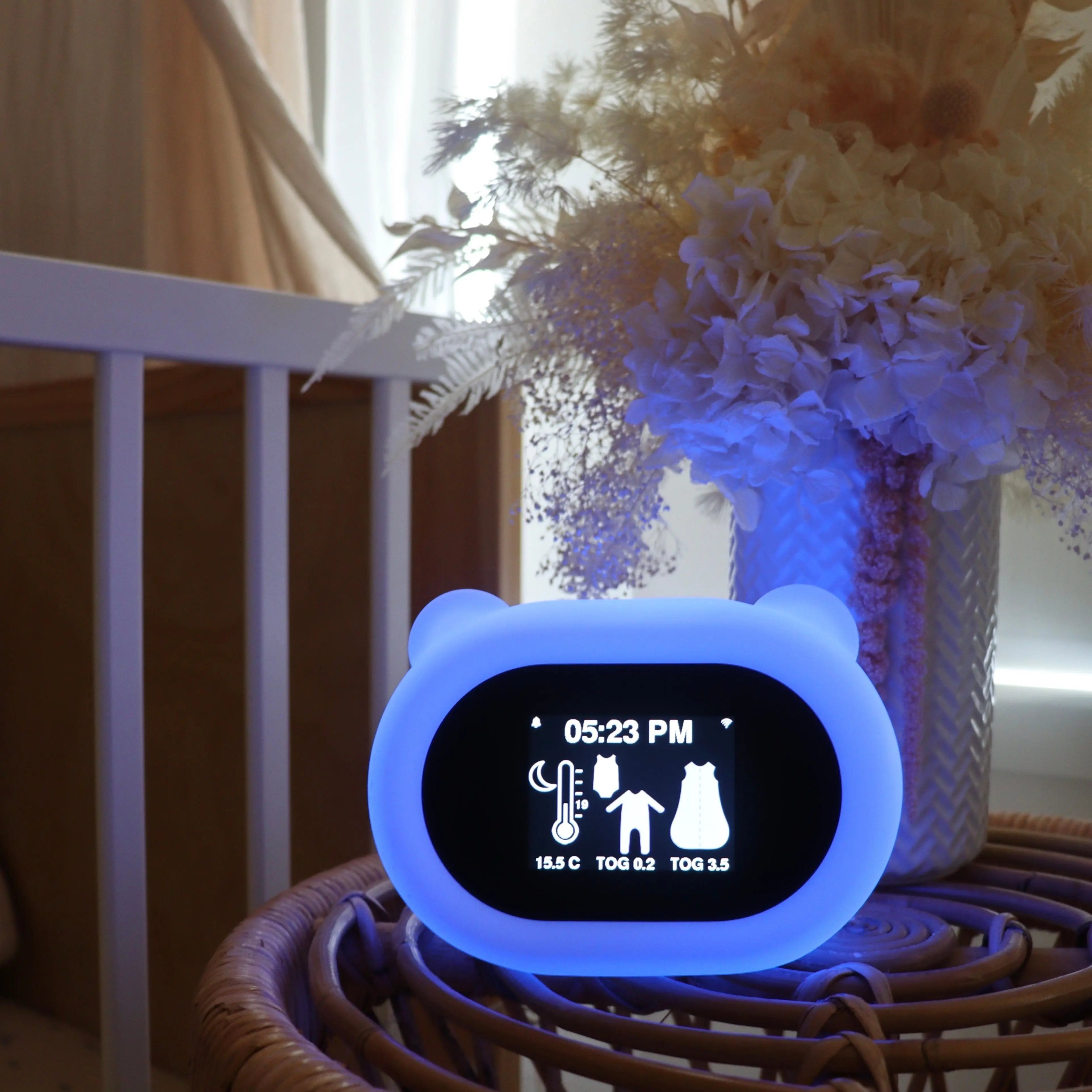 Baby Sleepwear Guide, Night Light and Thermometer
