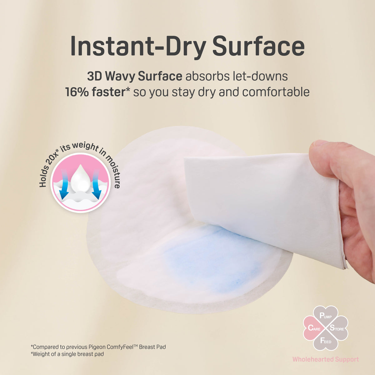 Pigeon ComfyDry nursing pad fast absorption