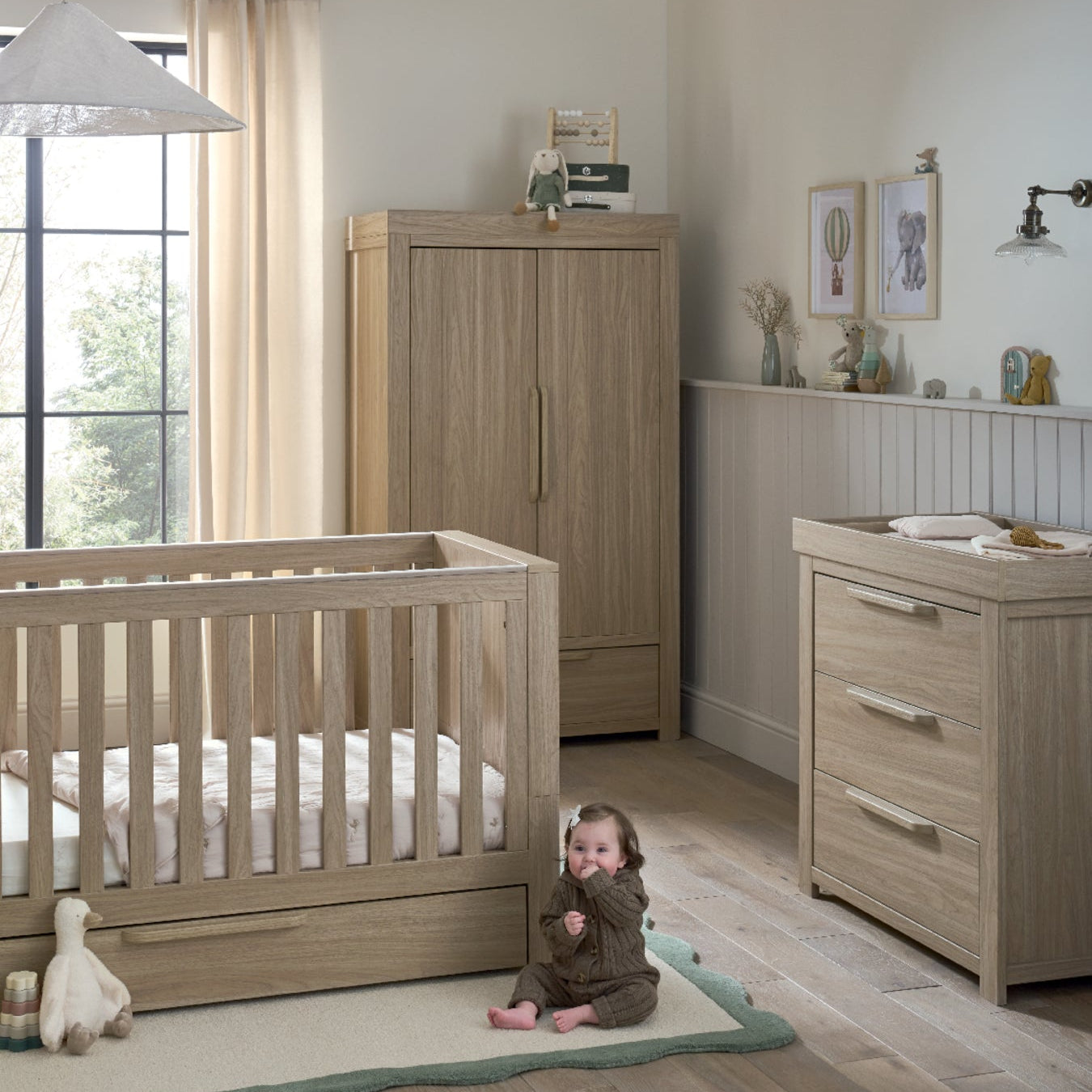 Franklin Light Oak - Dresser Only