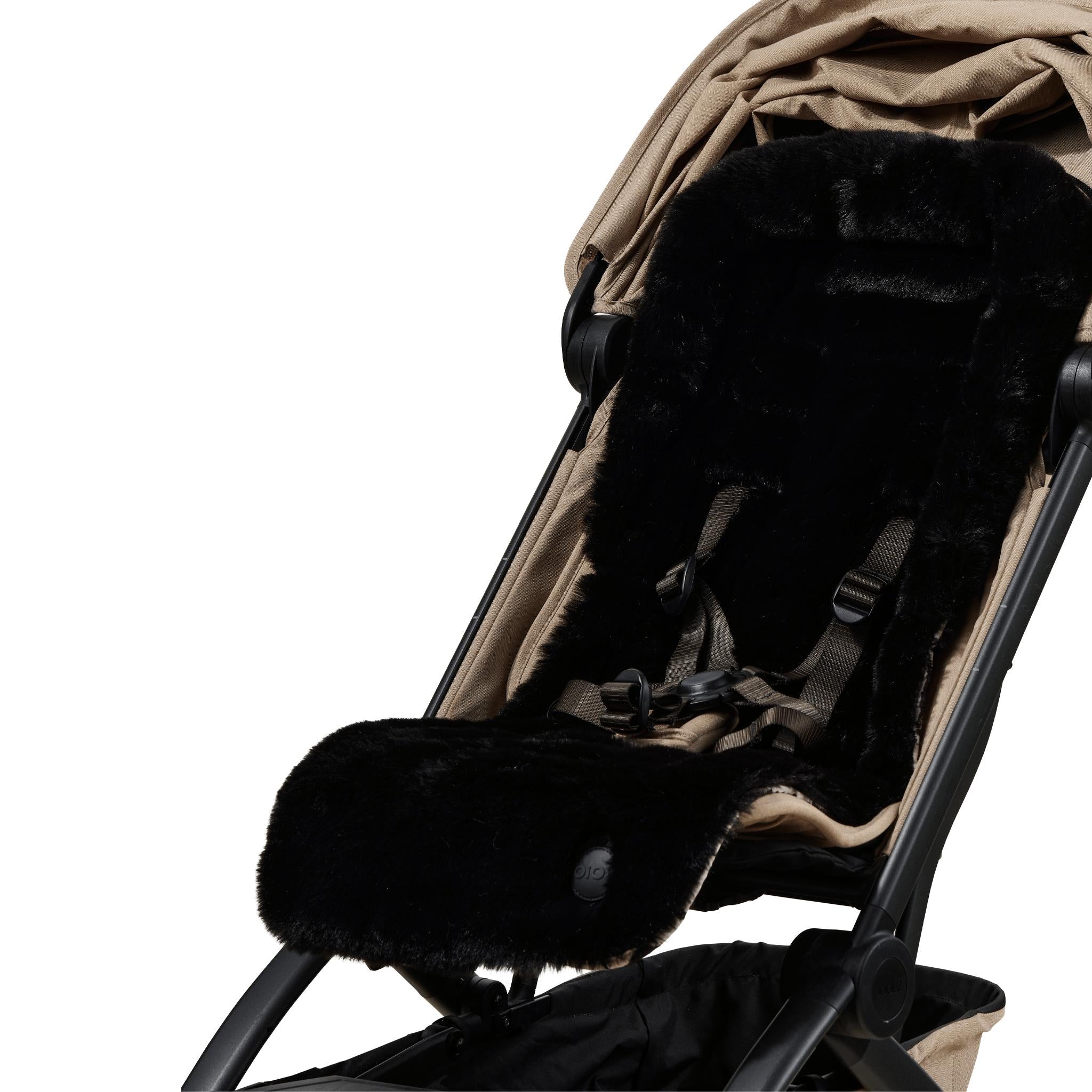 Reversible Pram Liner - Hourglass/Faux Fur