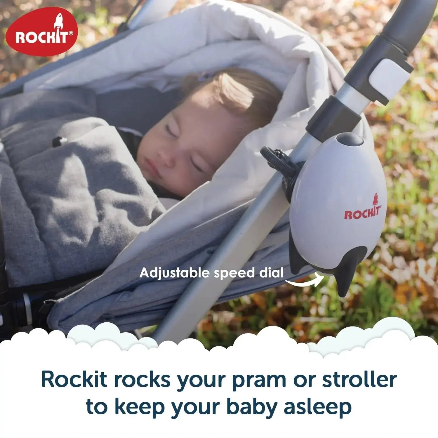 Rockit Rechargeable Portable Pram Rocker