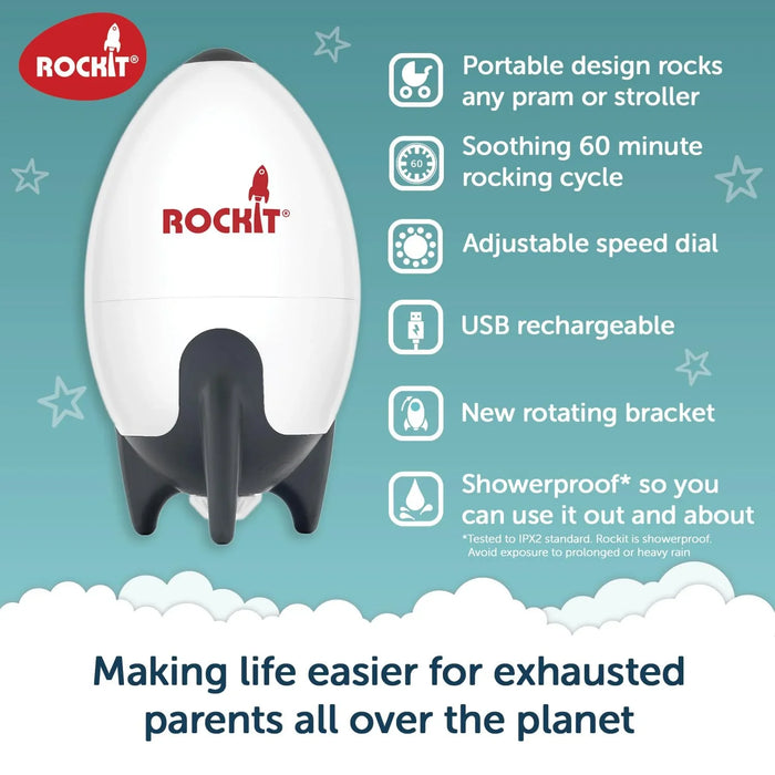 Rockit Rechargeable Portable Pram Rocker