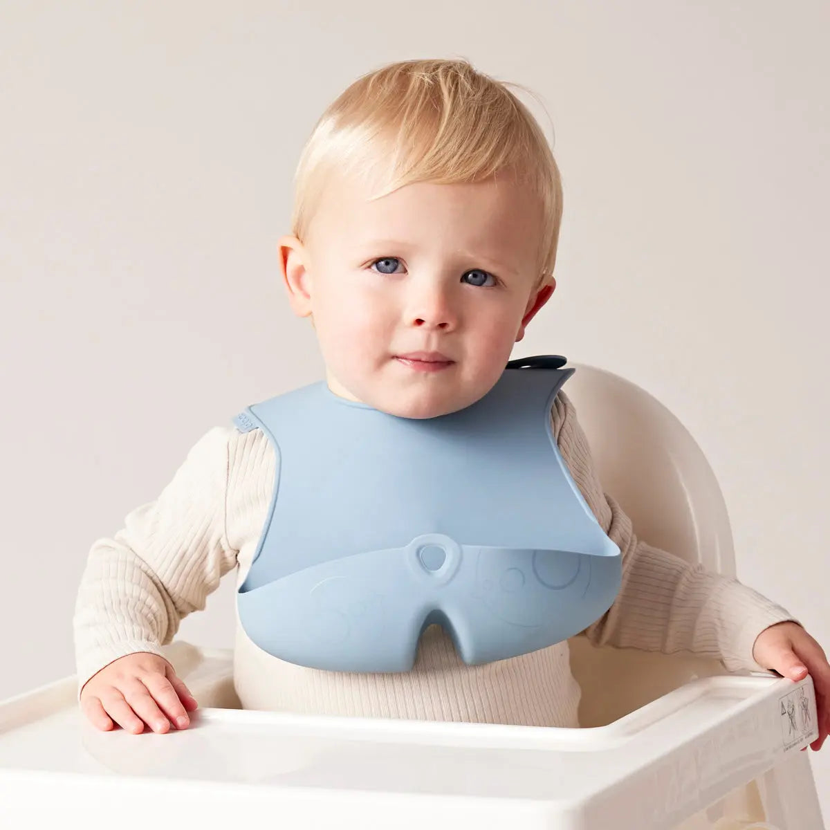 silicone bib - ocean