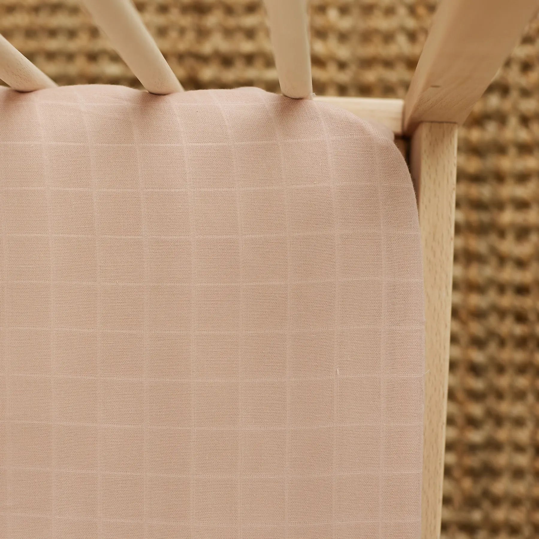 SNUG AS A BUB + CO Rose Clay Cot Sheet