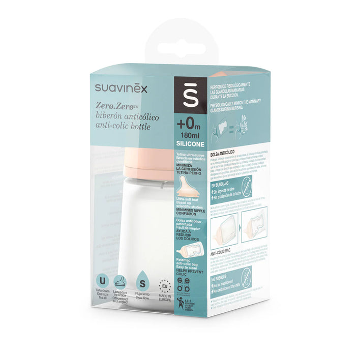 Suavinex Zero Zero Anti Colic Bottle