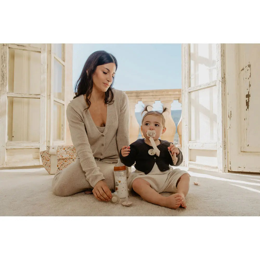 Suavinex Wonderland Butterfly SX Pro Soother 0-6 Months - Liberty Light Pink