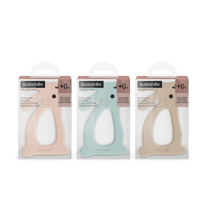 Suavinex Wonderland Rabbit Teethers - Beige
