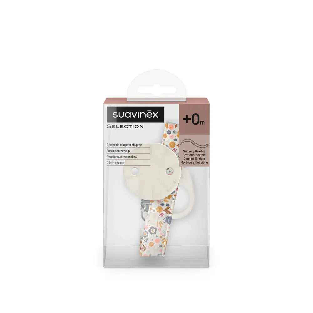 Suavinex Wonderland Soother Clip With Ribbon - Liberty