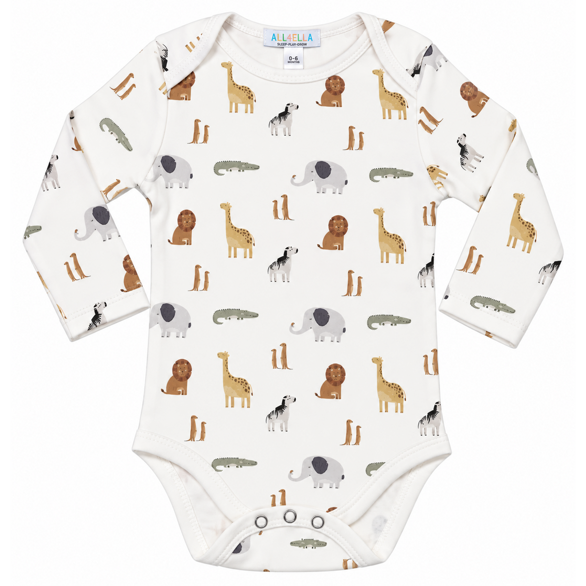 Wild Animals organic cotton bodysuit