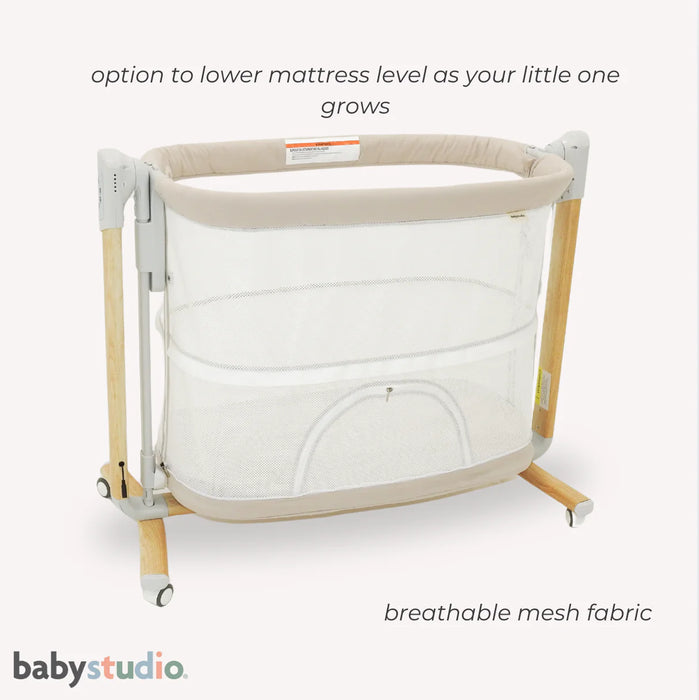 BabyStudio RockabyeV2 - The Soothing Bassinet (Mattress Included)