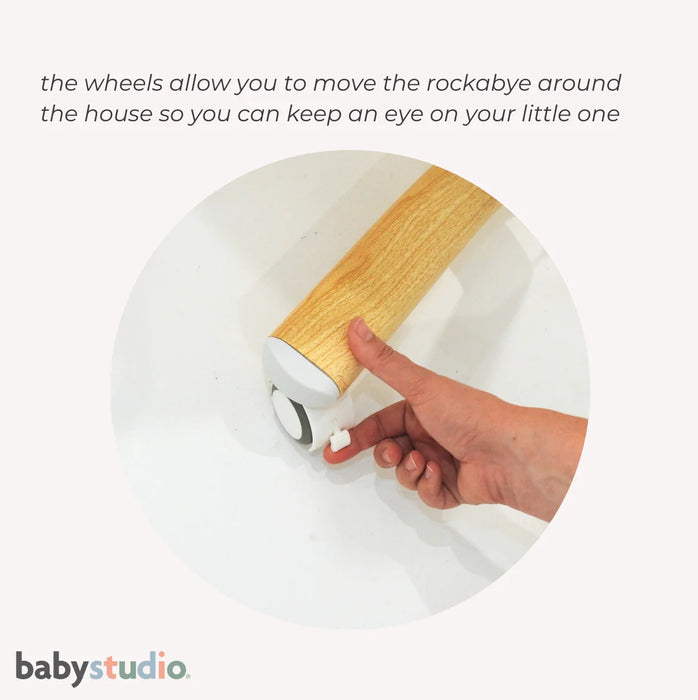 BabyStudio RockabyeV2 - The Soothing Bassinet (Mattress Included)