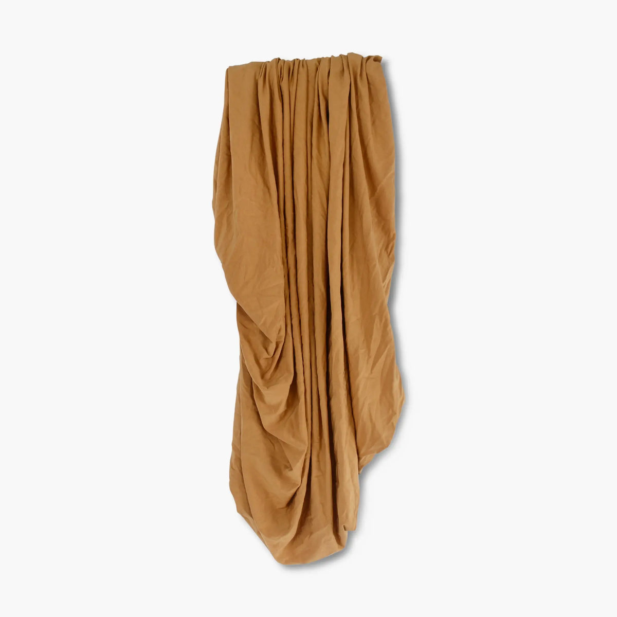 Seena fitted sheet in Burnt Caramel