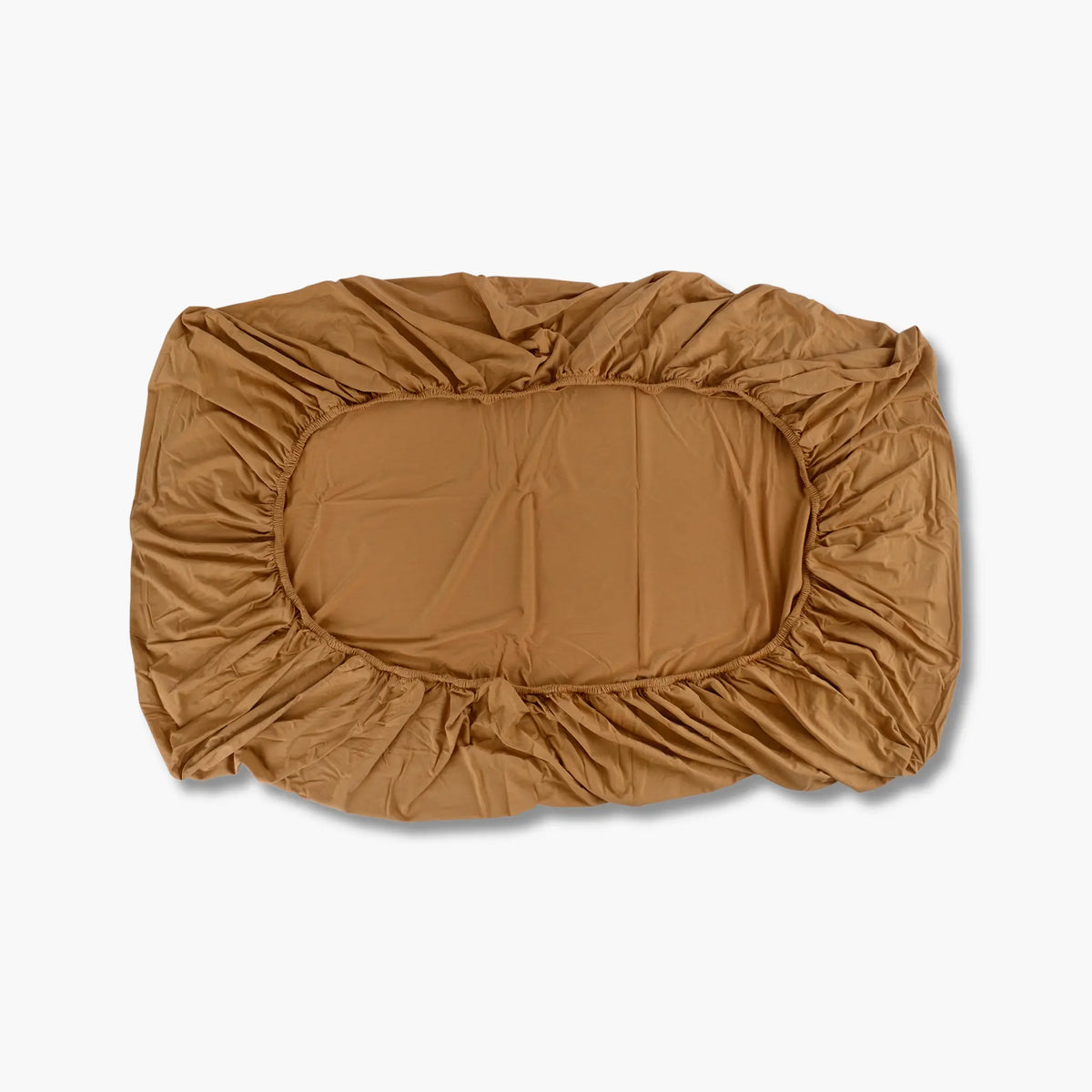 Seena Burnt Caramel cot fitted sheet, fitted