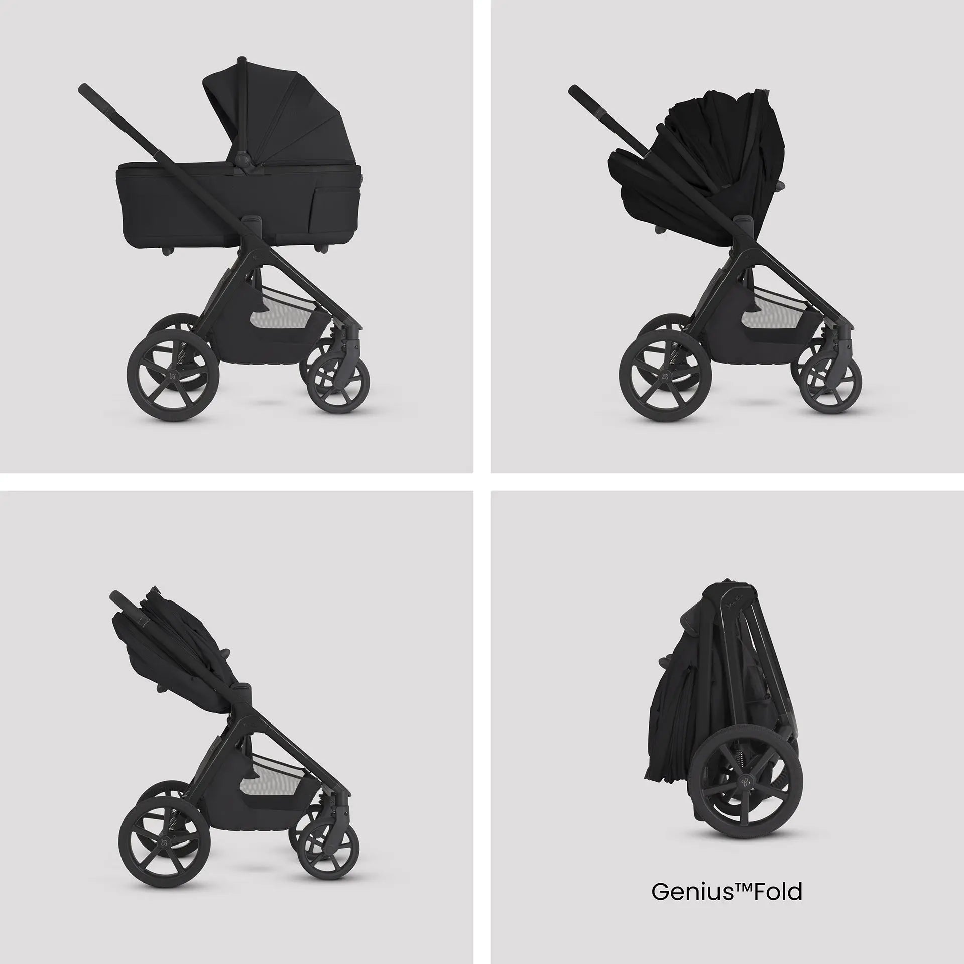 Silver Cross Cove 2 Onyx — reversible pushchair seat parent-facing position