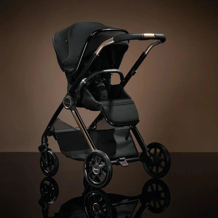 Silver Cross Reef 2 with First Bed Folding Carrycot - Special Edition Espresso