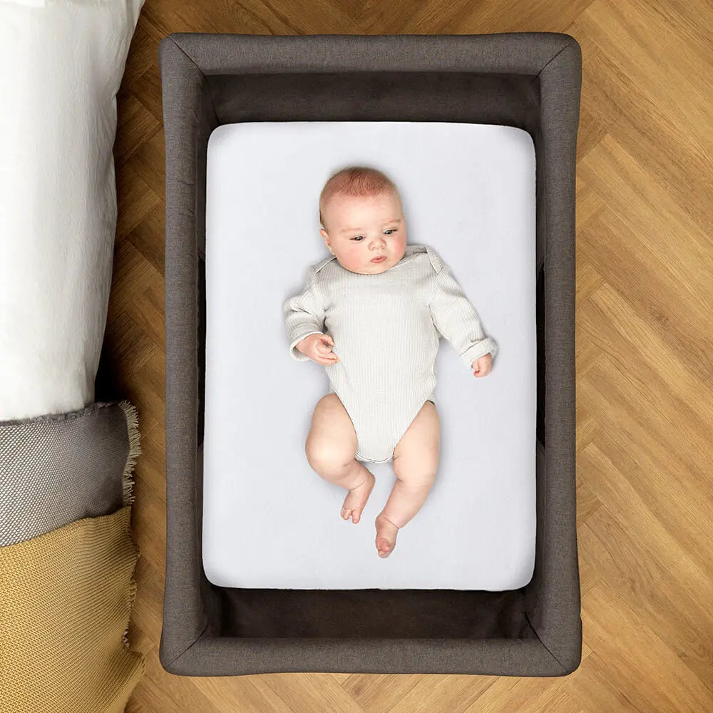 Slumber Fitted Sheet Newborn - White