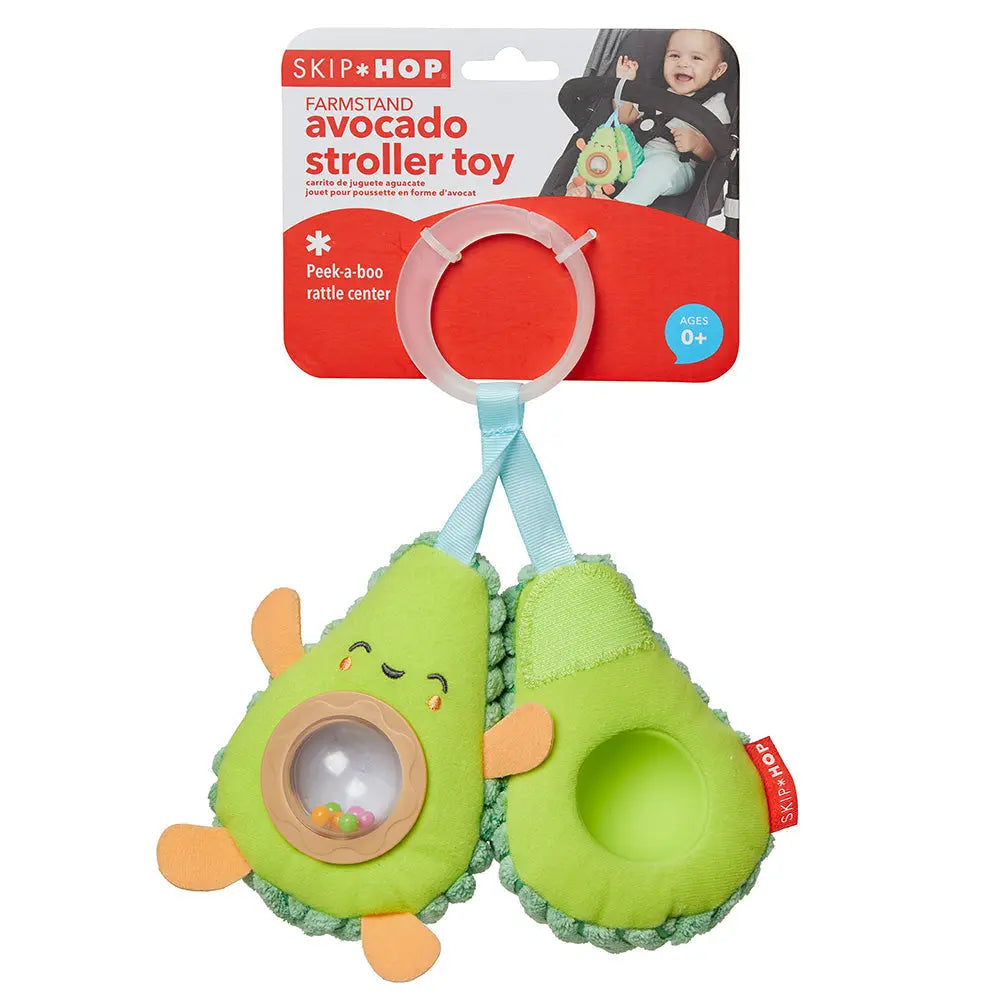 Skip Hop Farmstand Avocado Stroller Toy