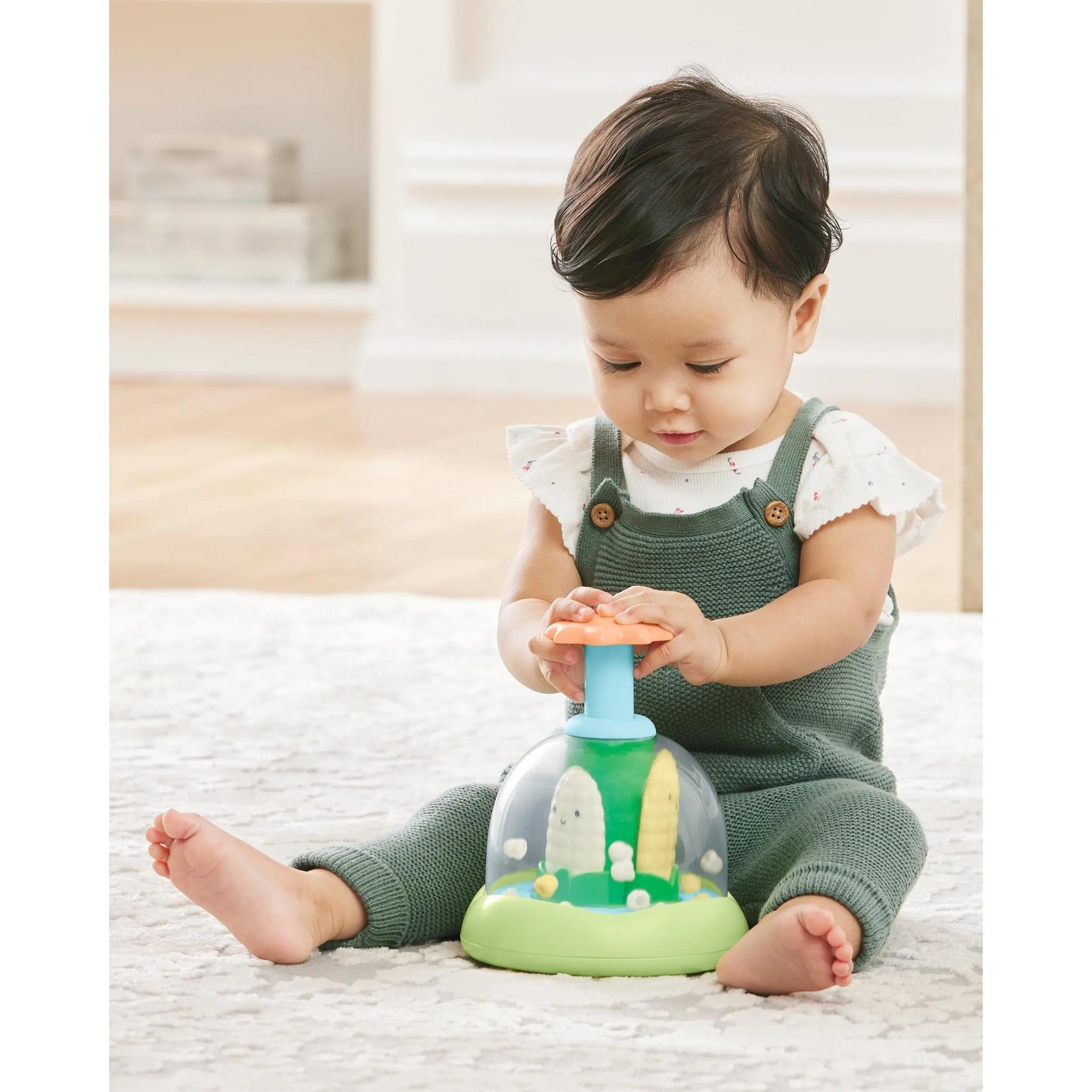 Skip Hop Farmstand Push & Spin Baby Toy