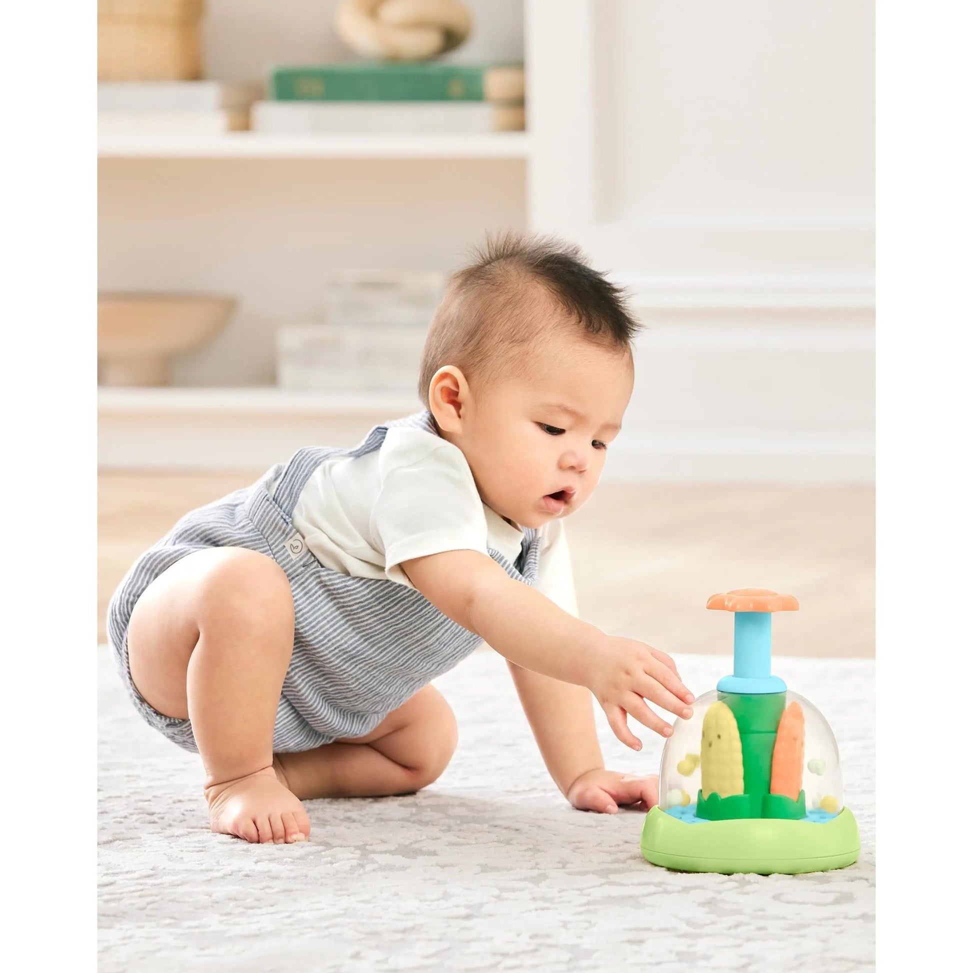 Skip Hop Farmstand Push & Spin Baby Toy