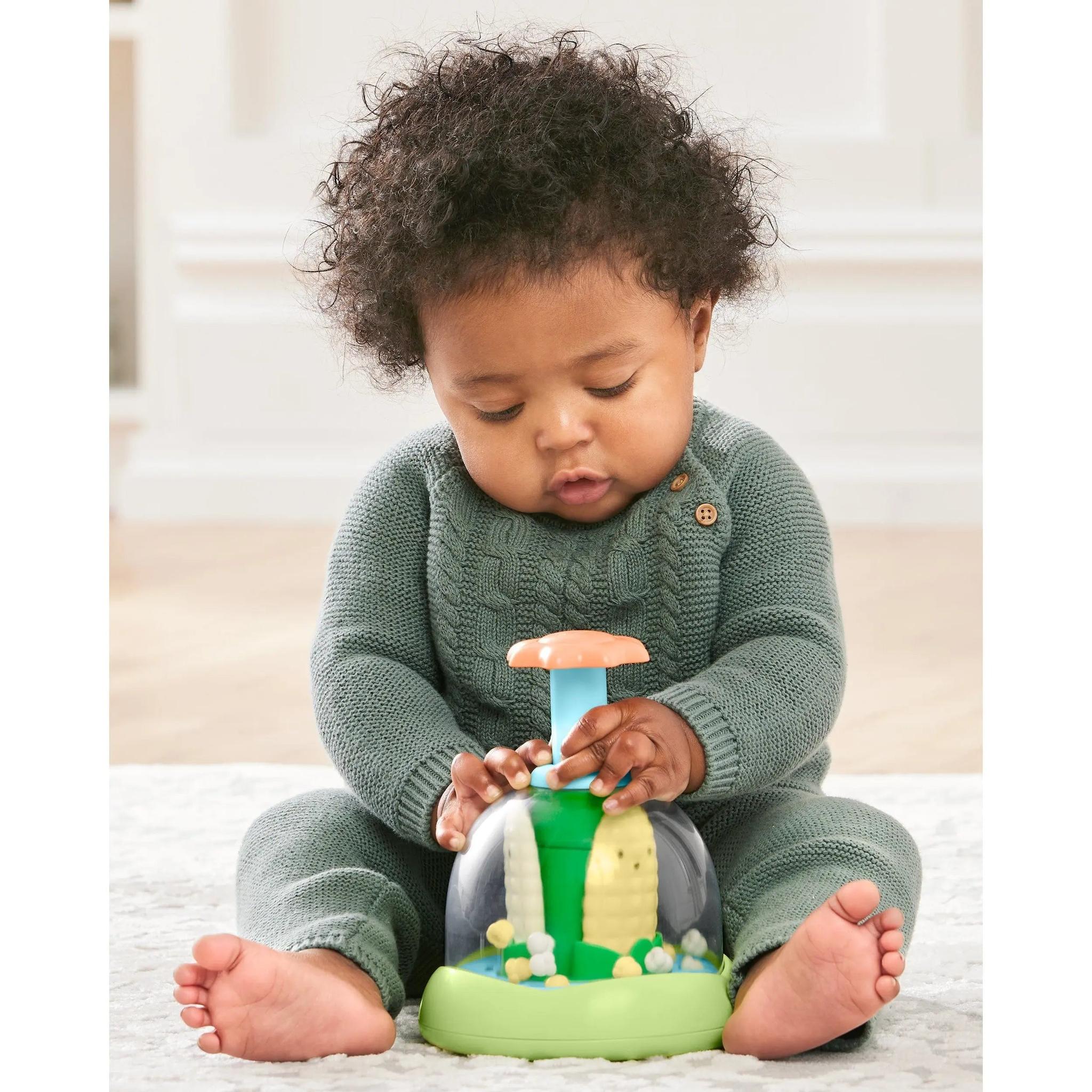 Skip Hop Farmstand Push & Spin Baby Toy