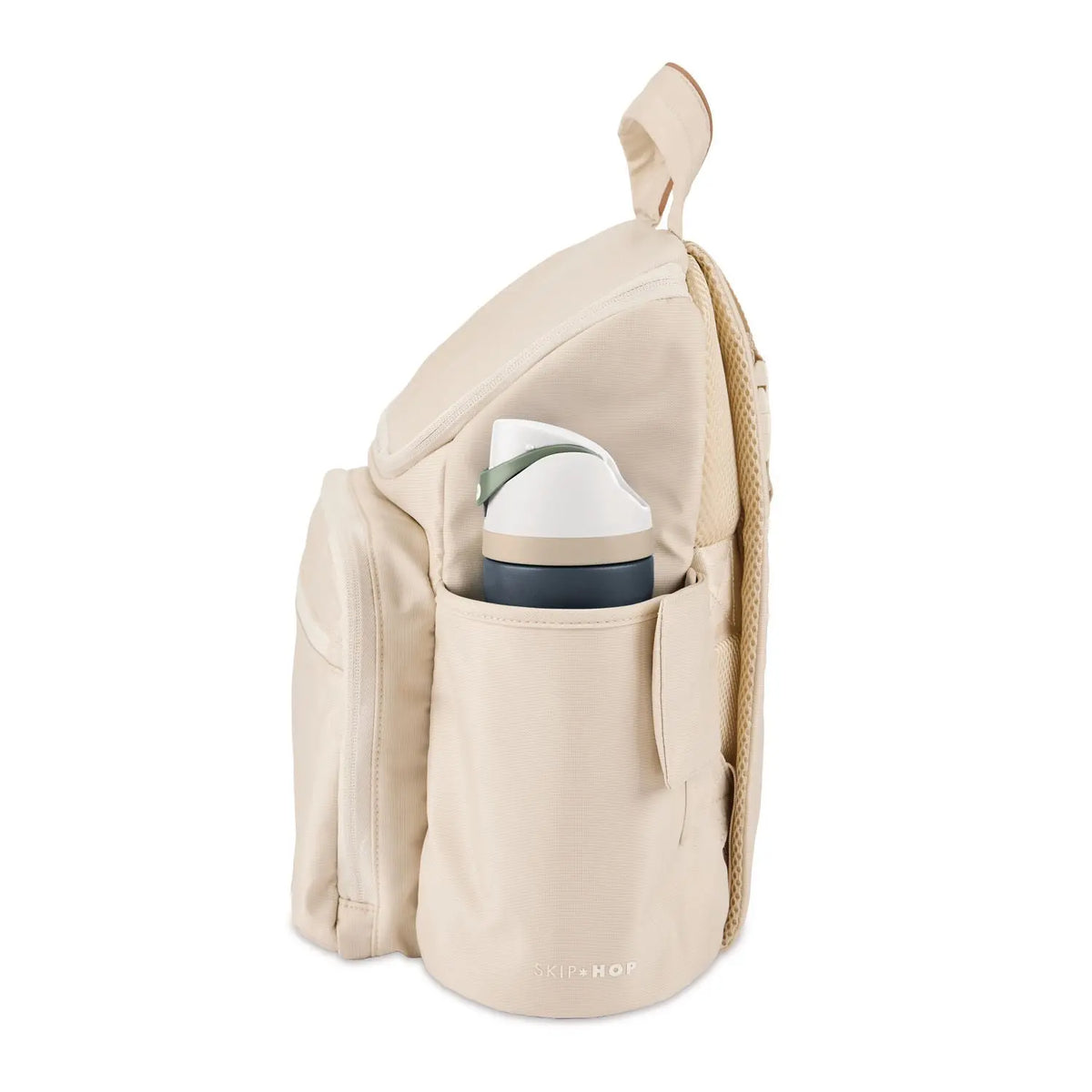 Skip Hop Forma Next nappy backpack Oat, side view