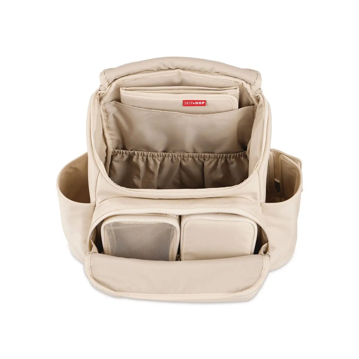 Skip Hop Forma Next nappy backpack Oat, interior