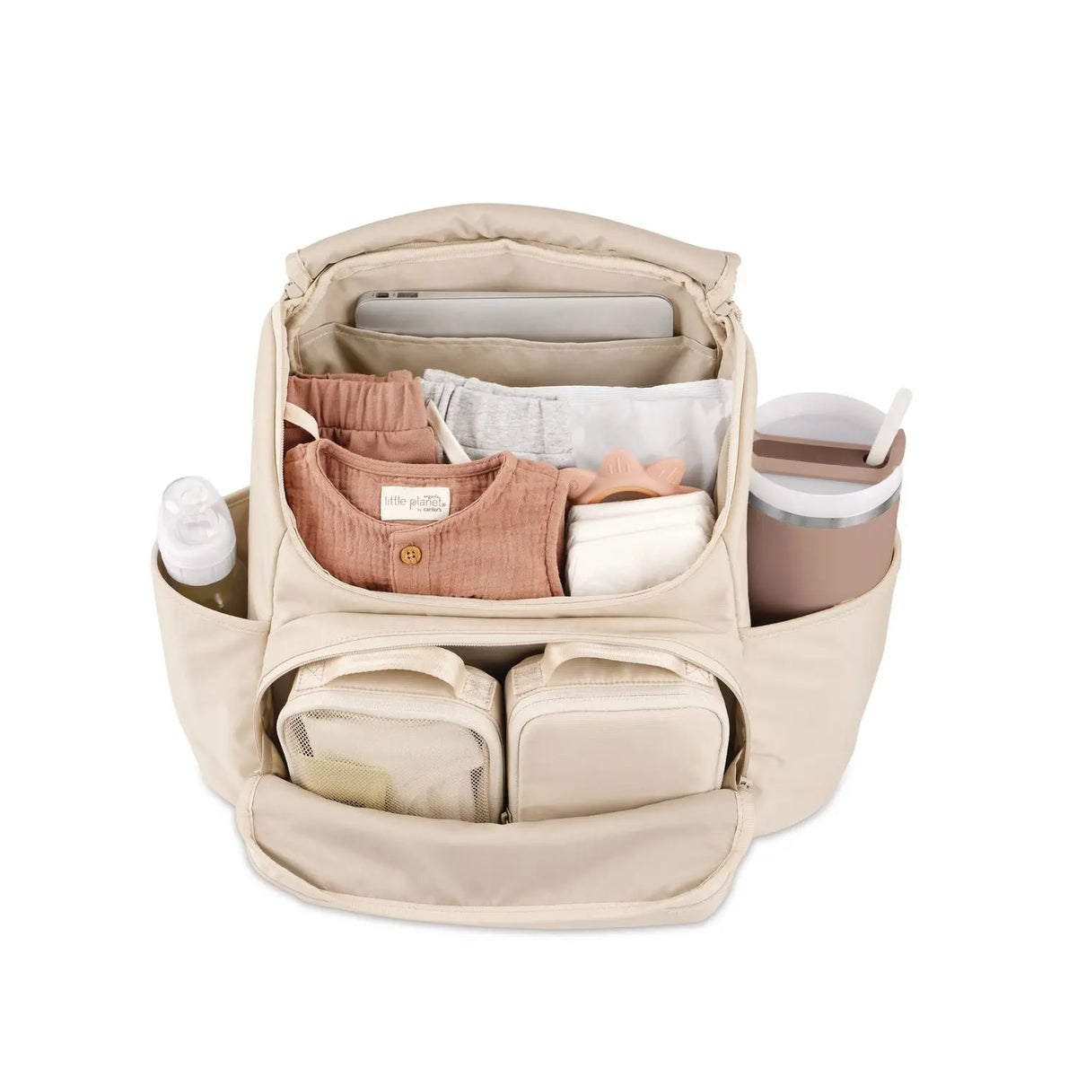 Skip Hop Forma Next nappy backpack Oat, lifestyle