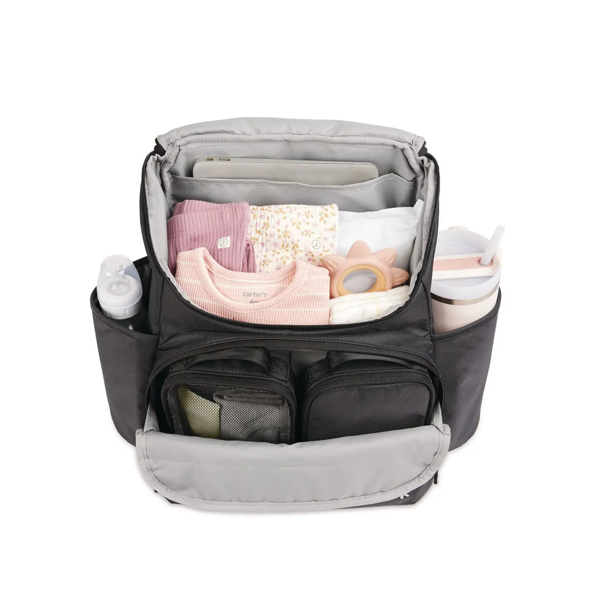 Skip Hop Forma Next nappy backpack Black, padded mesh back