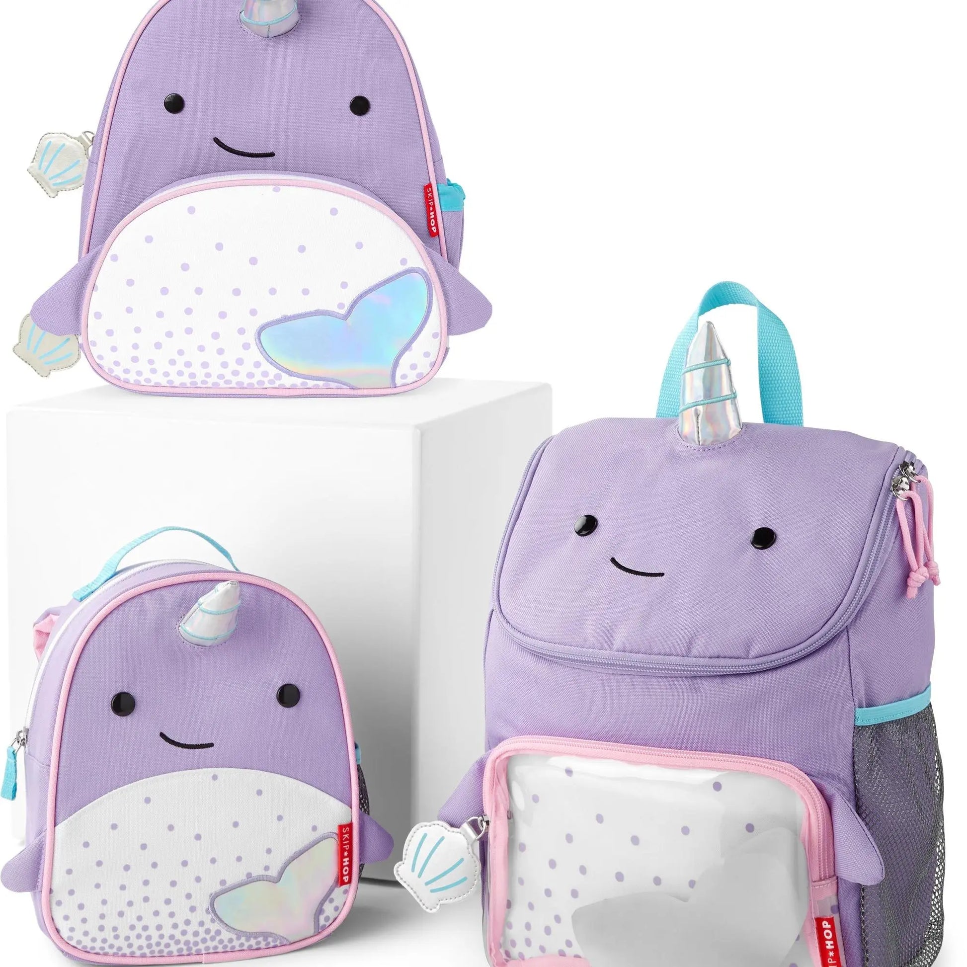 Skip Hop Zoo Mini Backpack with Reins - Narwhal