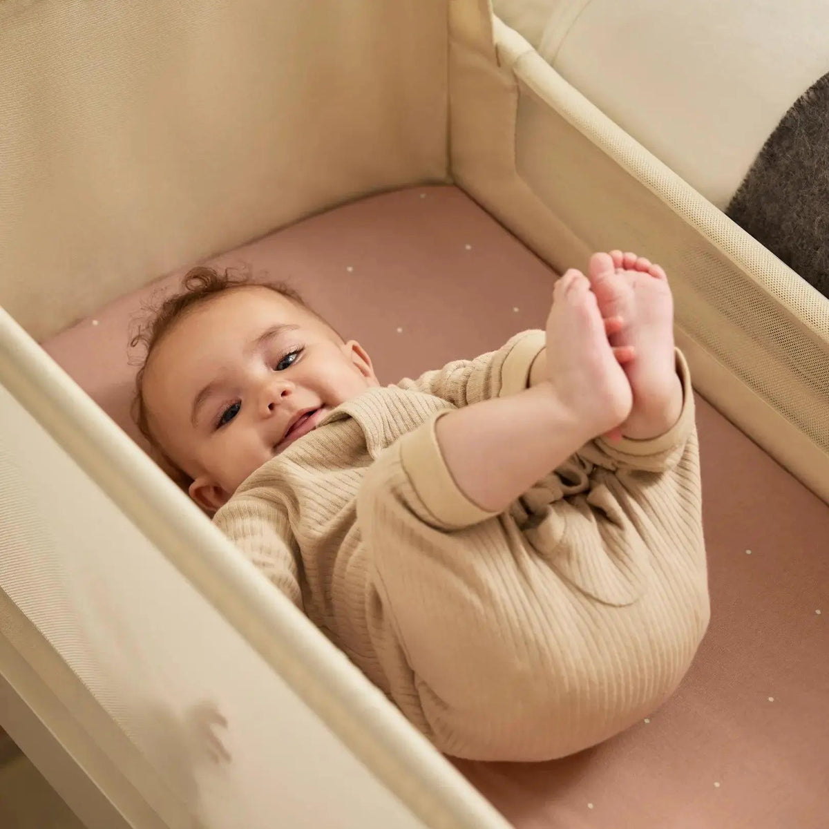 SnuzPod5 Bedside Bassinet Bundle - Cashmere