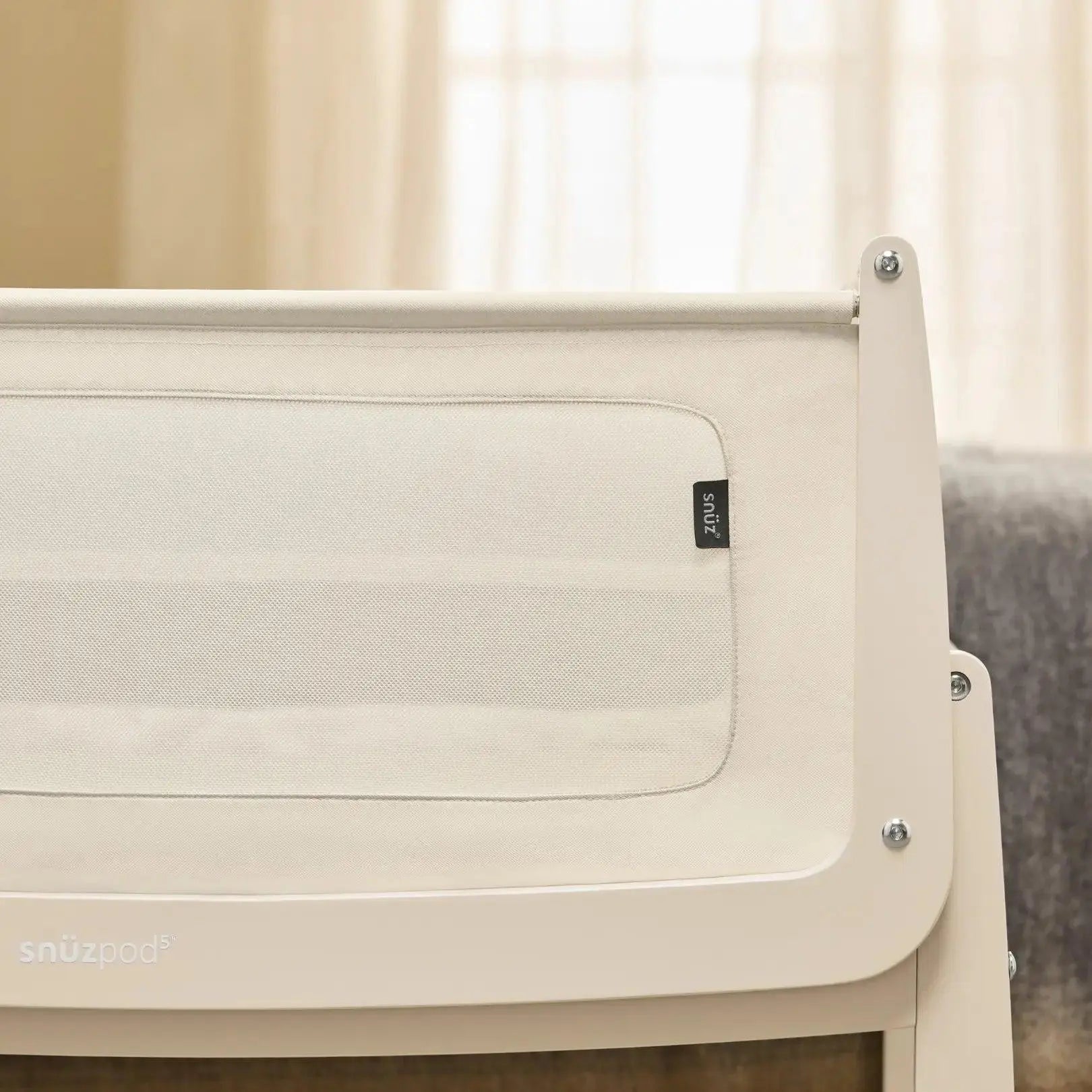 SnuzPod5 Bedside Bassinet - Cashmere