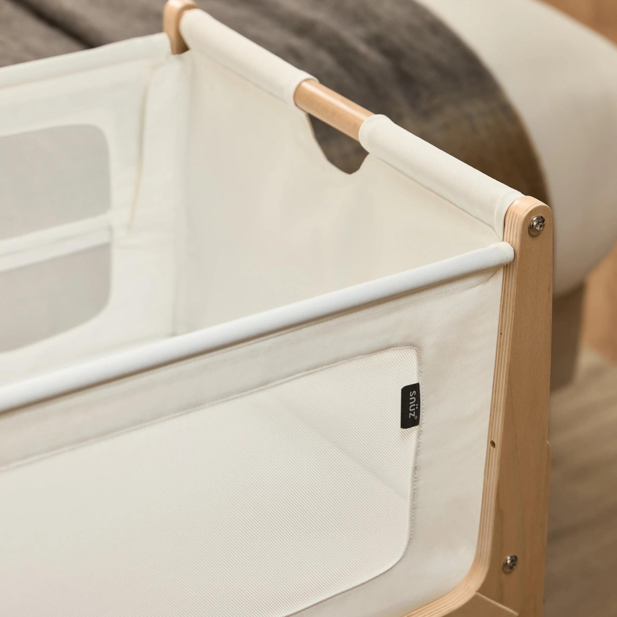 SnuzPod5 Bedside Bassinet - Natural