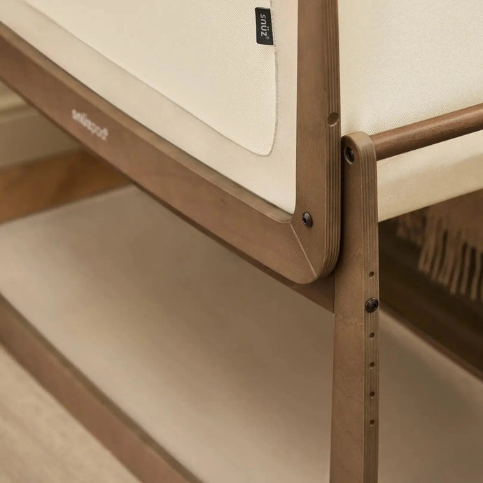 SnuzPod5 Bedside Bassinet Walnut main image 1