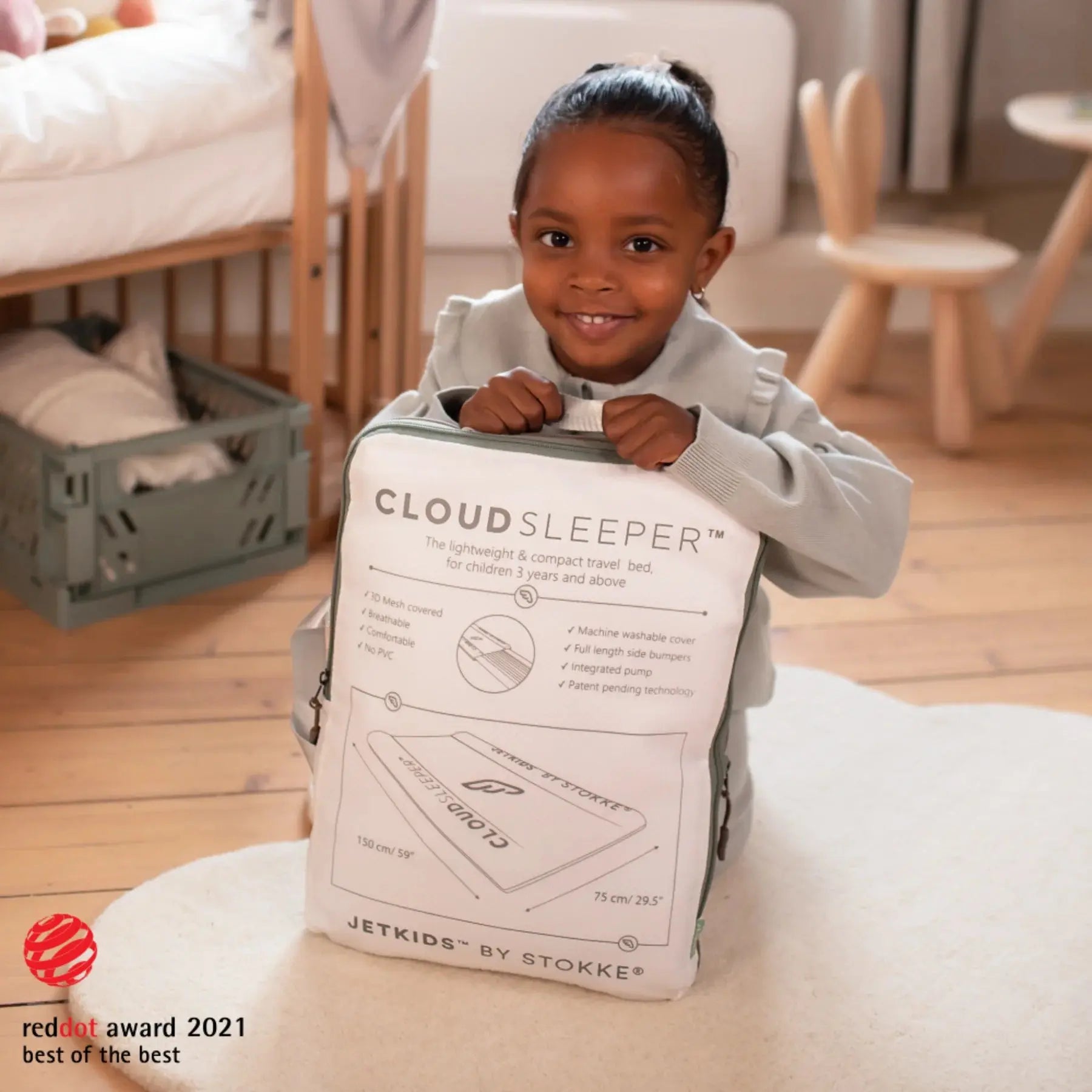 Stokke CloudSleeper JetKids Inflatable Kids' Bed