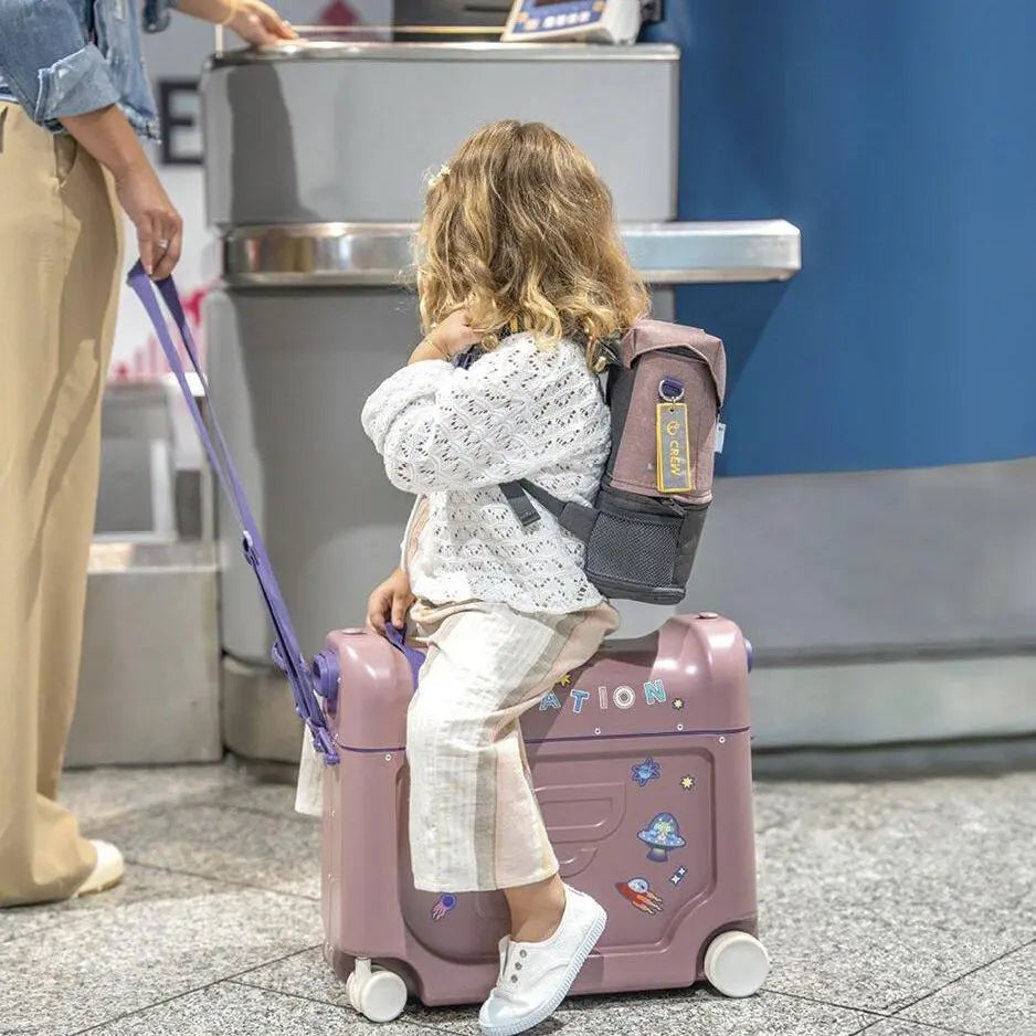 stokke jetkids bedbox Stokke JetKids BedBox - Ride-On luggage - Hazy Lilac