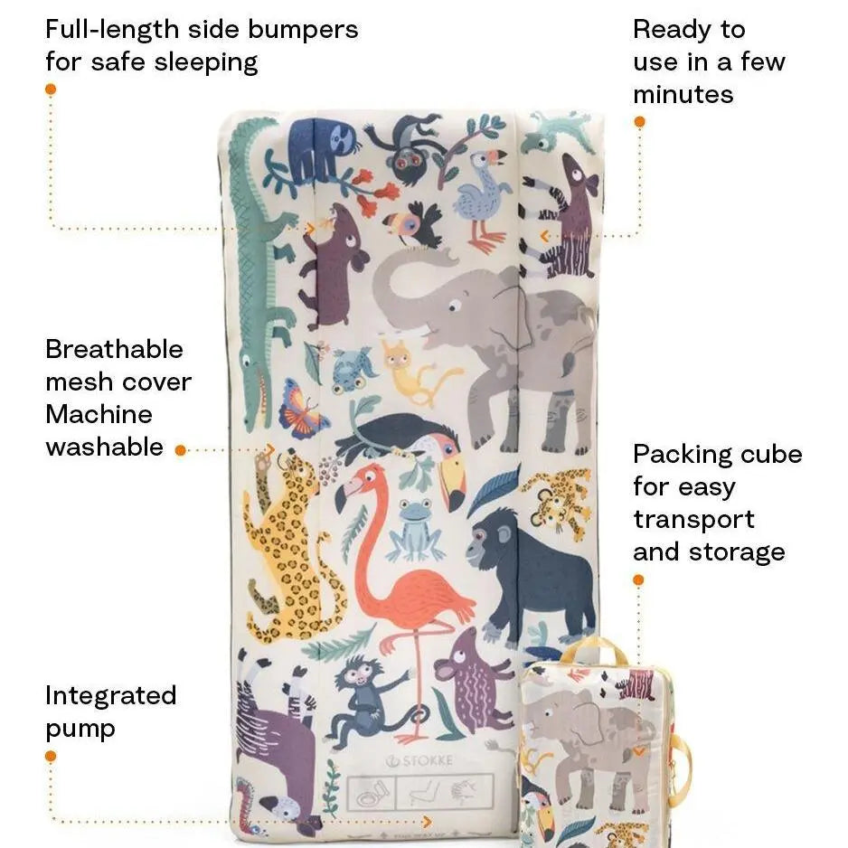 Stokke JetKids CloudSleeper Inflatable Kids' Bed - Animal Family
