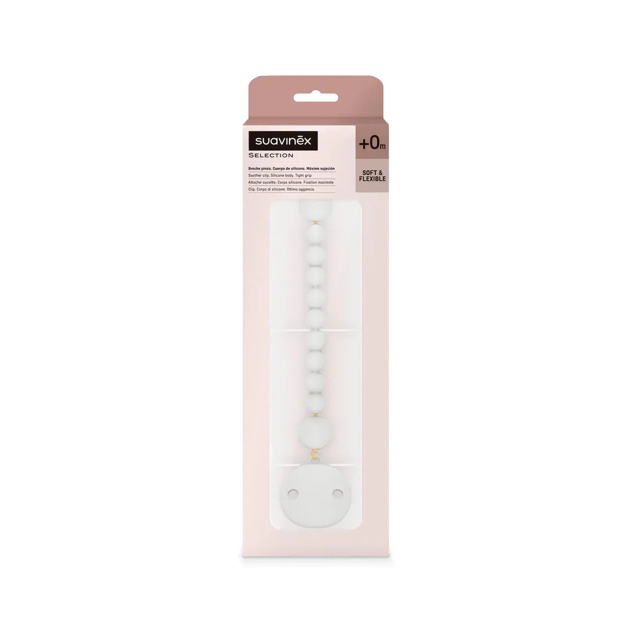 Suavinex Silicone Bobble Soother Clip