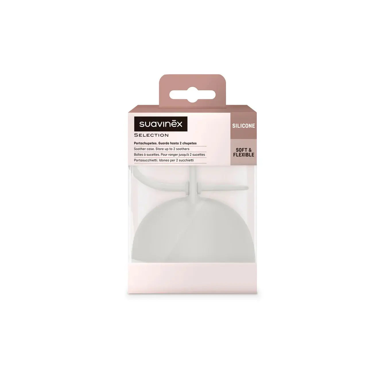 Suavinex Silicone Soother Holder Case