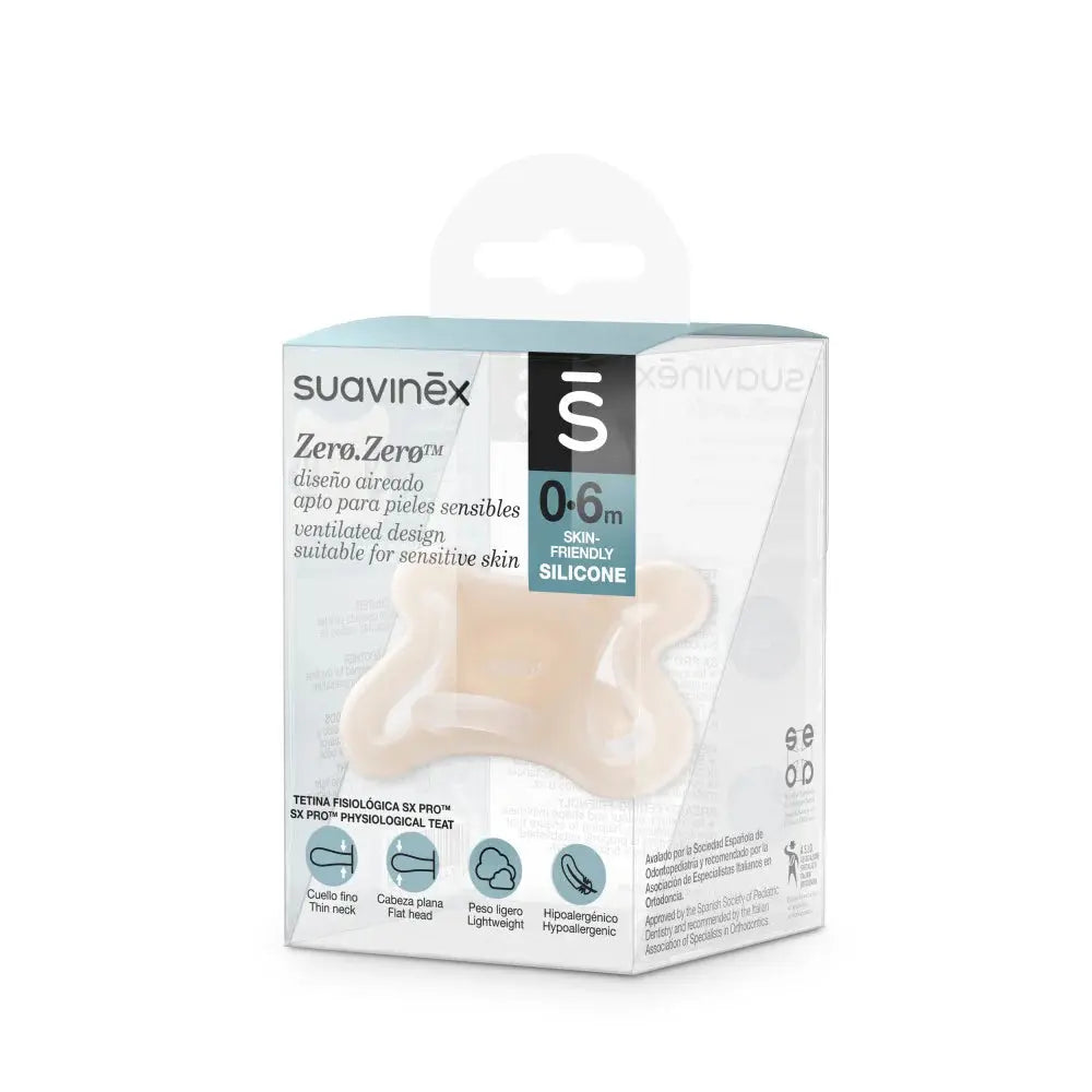 Suavinex Zero Zero Physiological Air flow Silicone Soother 0-6M