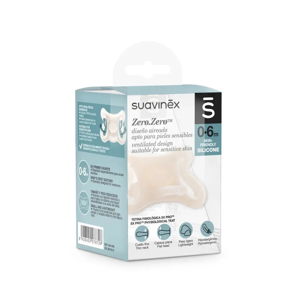 Suavinex Zero Zero Physiological Air flow Silicone Soother 0-6M