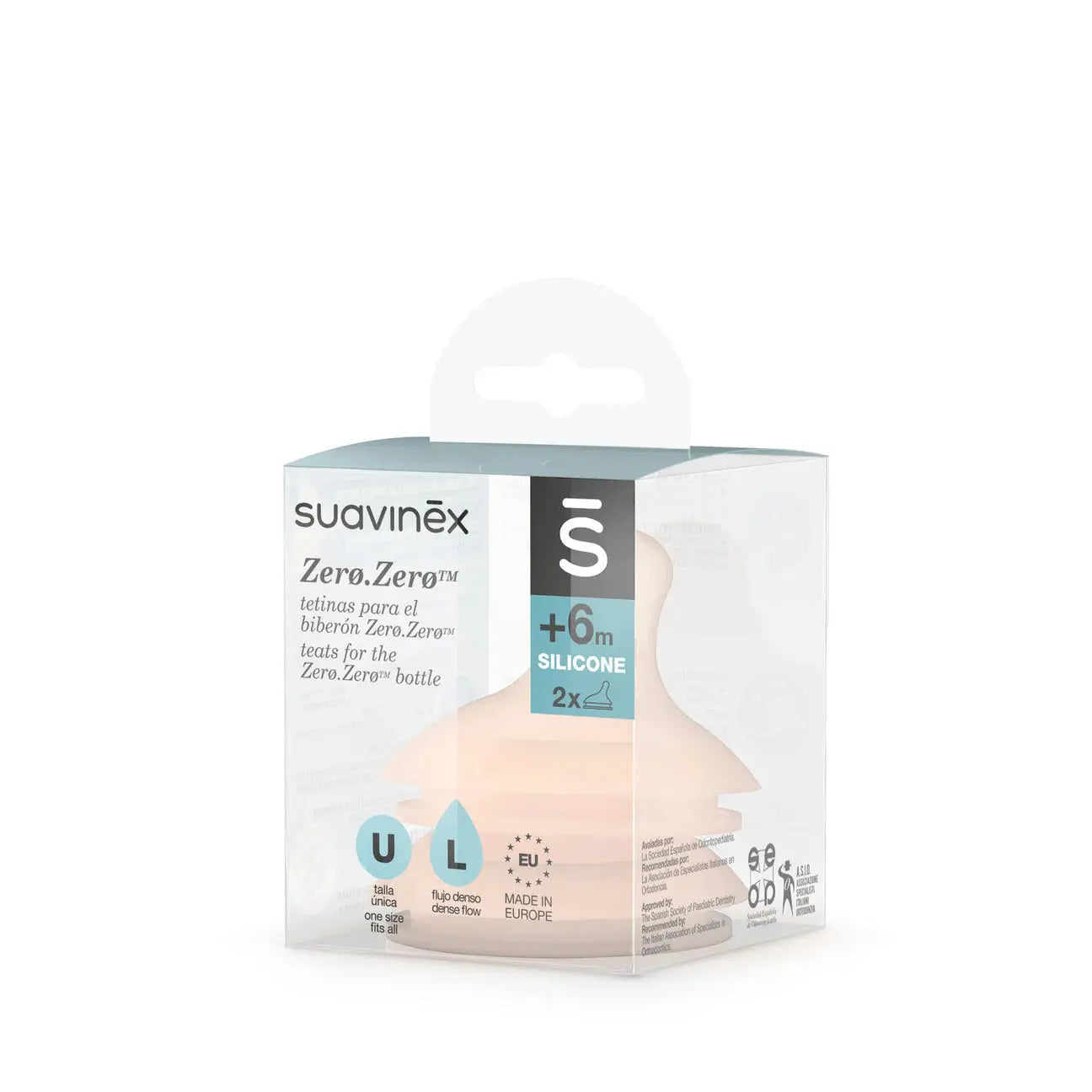 Suavinex Zero Zero Silicone Teat x 2
