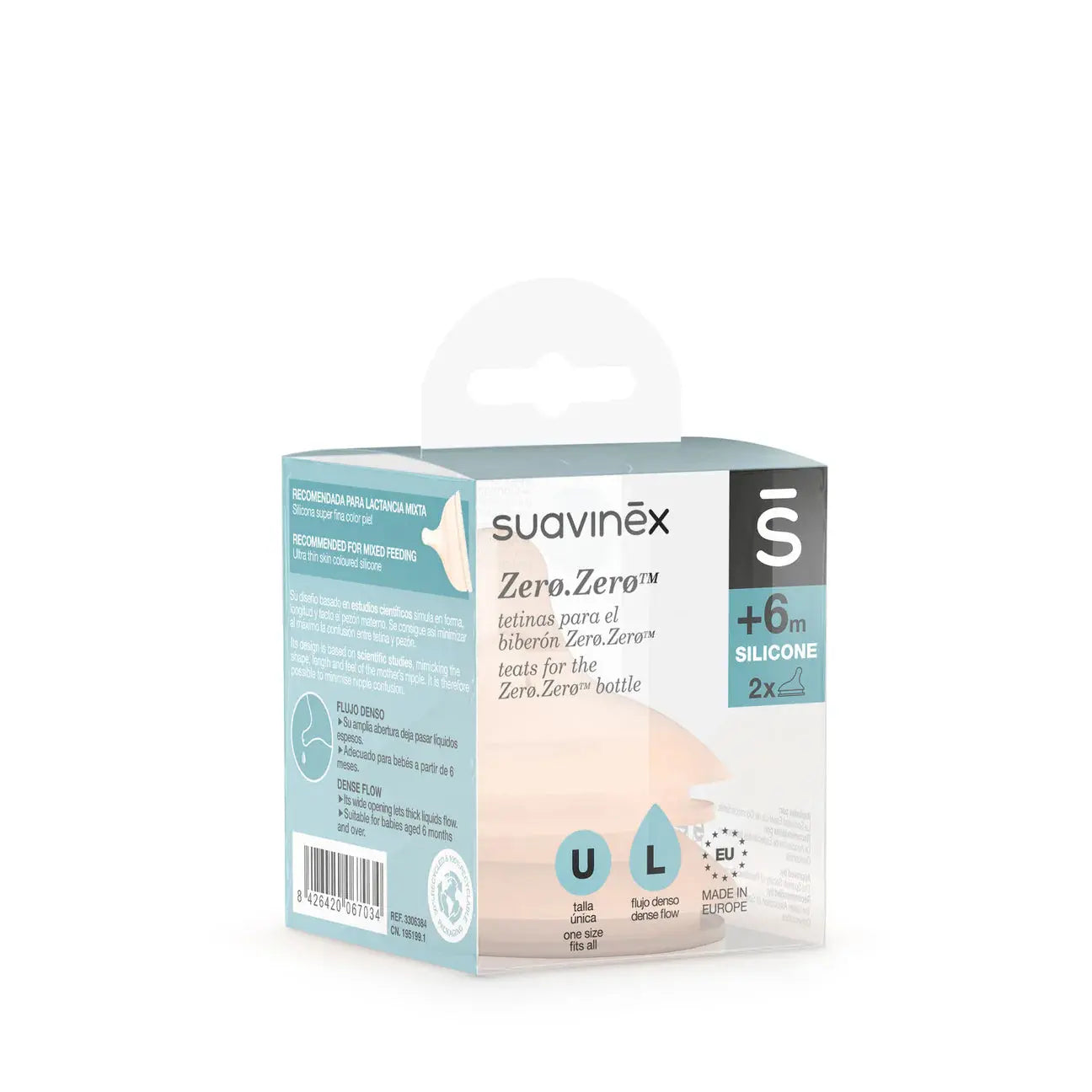 Suavinex Zero Zero Silicone Teat x 2